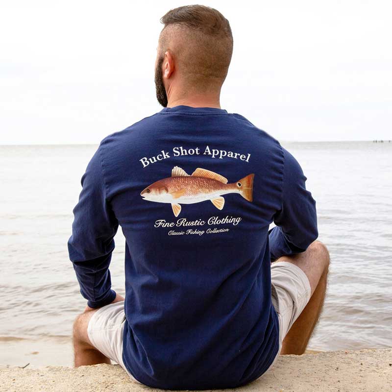 Redfish Long Sleeve Pocket T-shirt