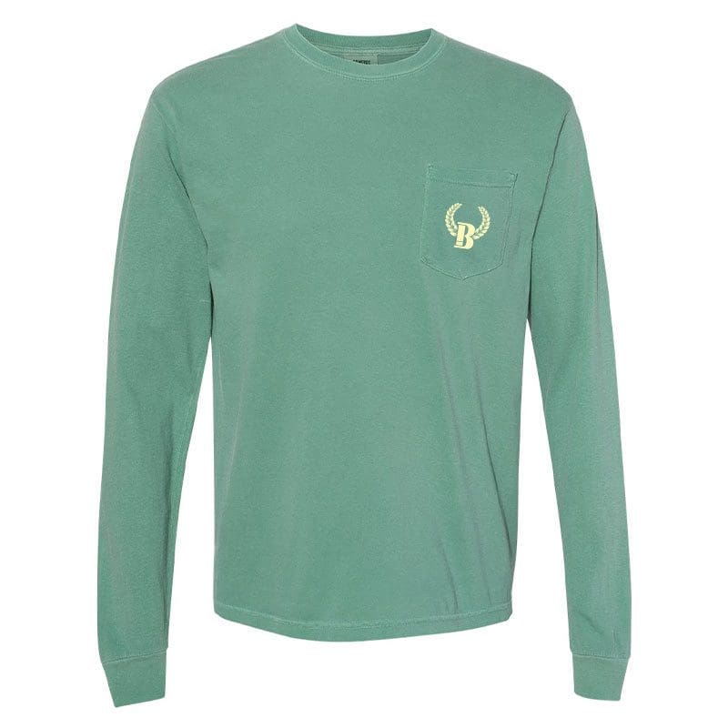Classic Logo Long Sleeve Pocket T-shirt | Mountain Jade