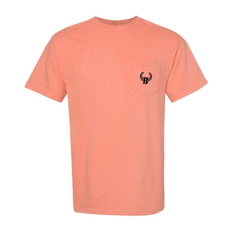 Tiger Shark Short Sleeve Pocket T-shirt | Terracotta