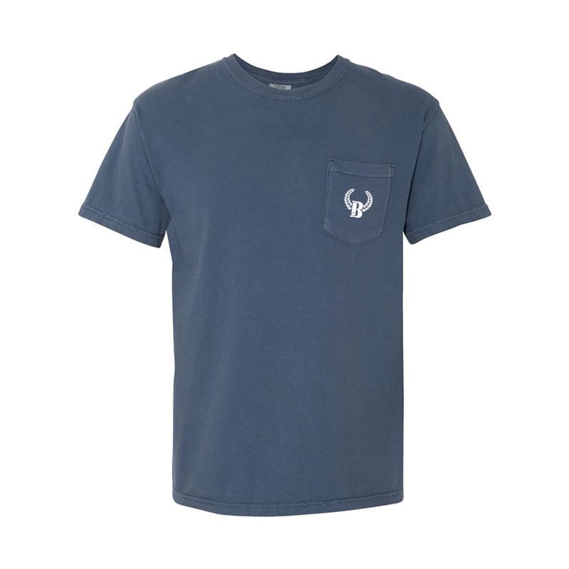 Blue Crab Short Sleeve Pocket T-shirt | Indigo Blue
