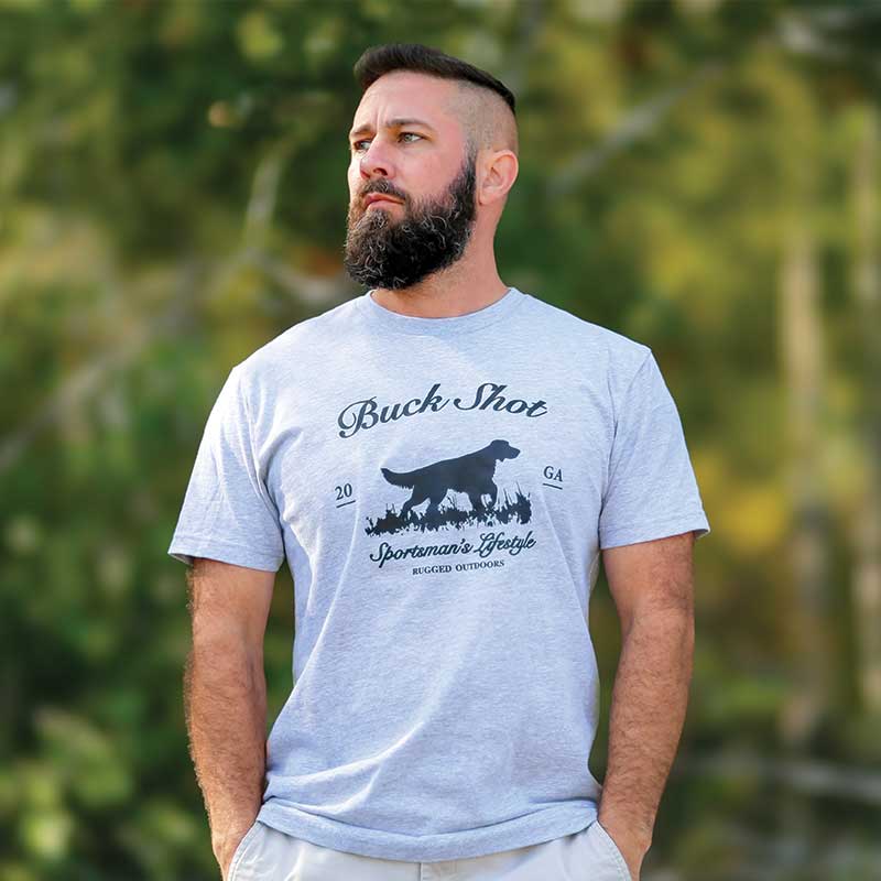 A man with a beard and a t-shirt