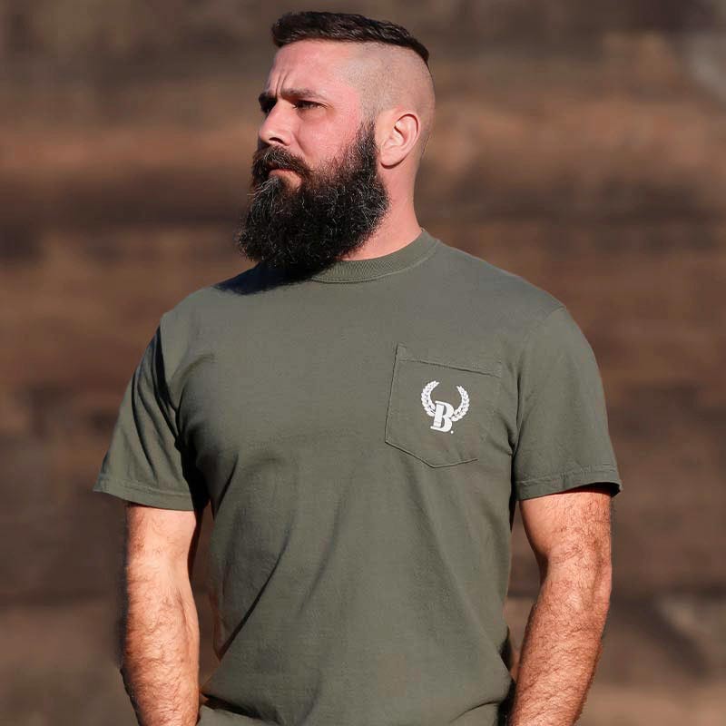 A man with a beard and a t-shirt