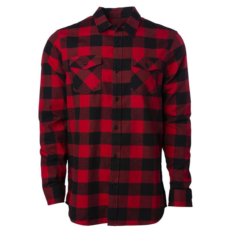 Buffalo Check Flannel Button-down | Red/Black