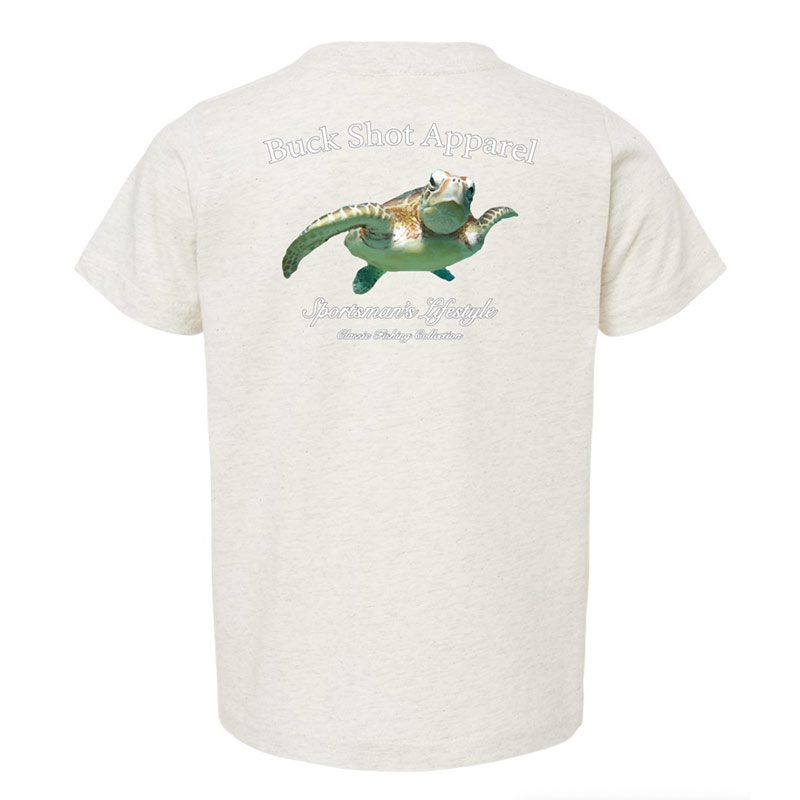 Kids Sea Turtle T-shirt | Oatmeal