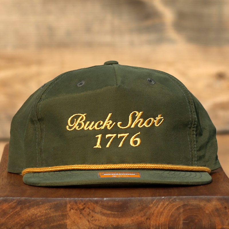 Buck Shot 1776 UPF50+ Rope Hat | Loden/Amber Gold