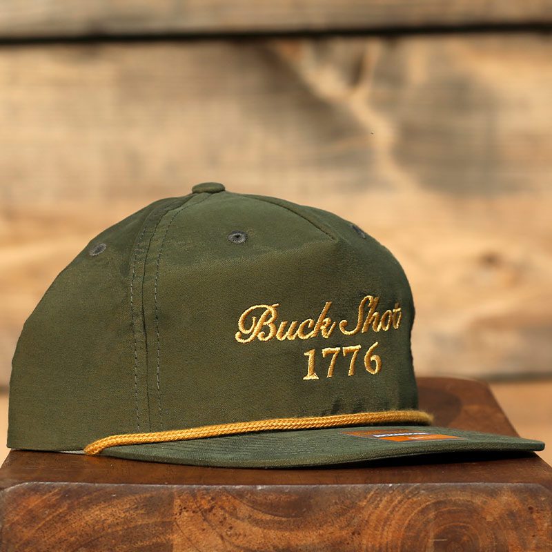 Buck Shot 1776 UPF50+ Rope Hat | Loden/Amber Gold