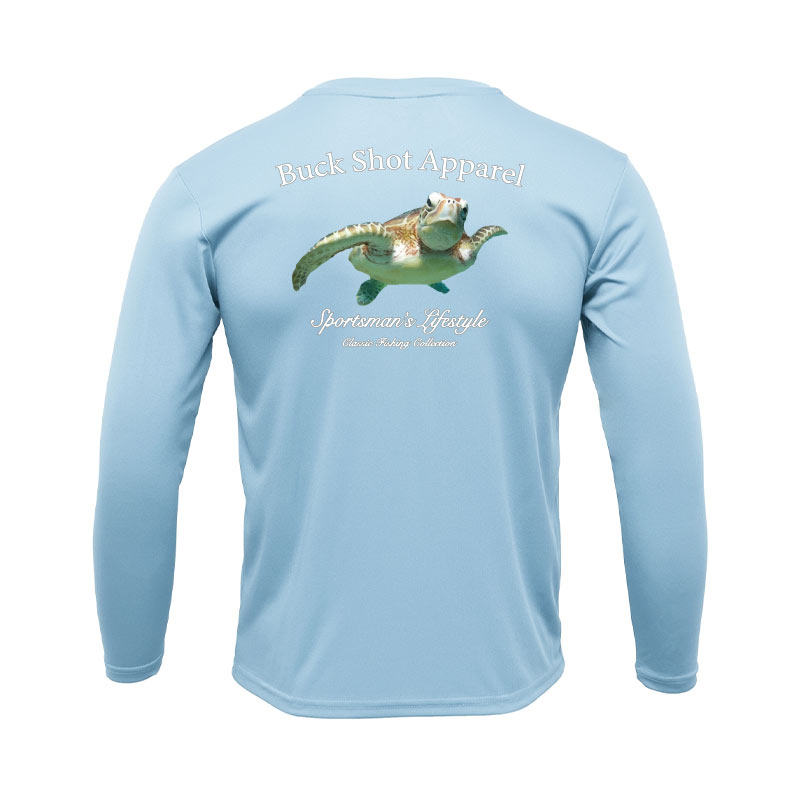 Youth UPF50+ shirt with a Sea Turtle print