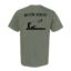 t-shirt featuring man shooting upland game birds