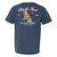 Quail on navy t-shirt