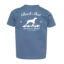 Youth t-shirt with the silhouette of a pointer dog graphic