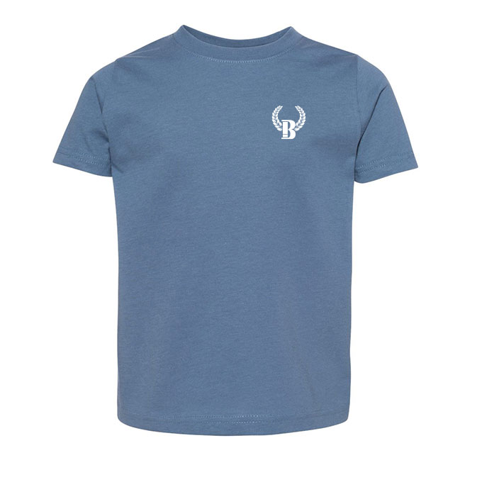 kids-pointer-indigo-front tshirt front view