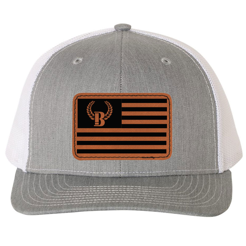 BSA-Nation-heather-gray---White-hat Men's hat