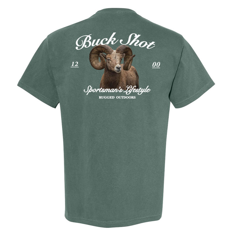 Bighorn-Ram Bighorn ram graphic on t-shirt