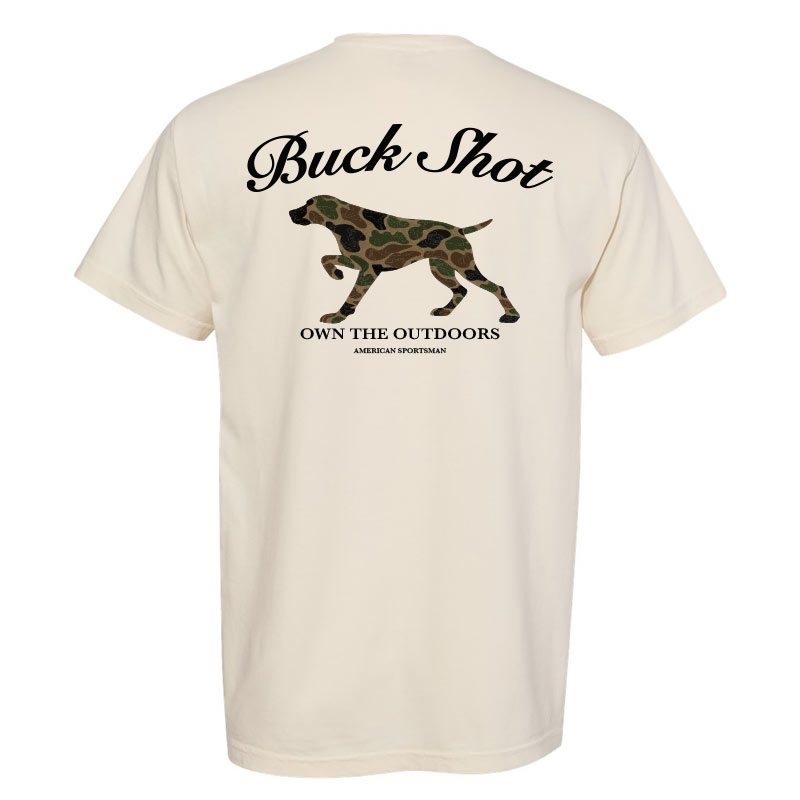 GSP silhouette filled with duck camo pattern