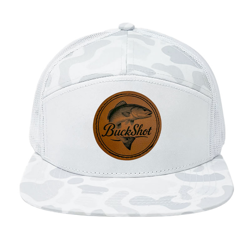 Redfish leather patch hat